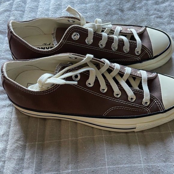 NWT WMNS Brown Converse Chuck Taylor Low Top Size 8 - Picture 12 of 12